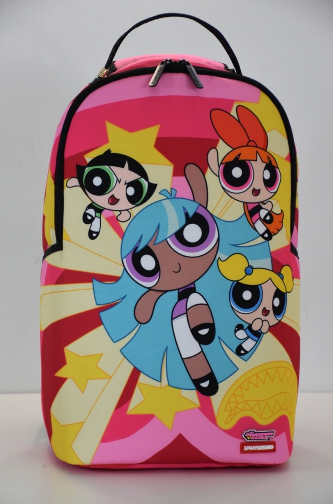 Sprayground Powerful Puff Girls Heart Shark DLXSV Backpack