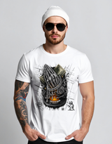Men’s Skeleton Prayer T-Shirt – Skull Graphic Streetwear | Grooveman