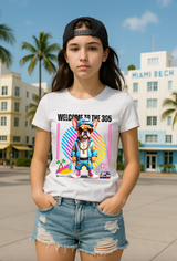 Grooveman Welcome to the 305 Miami Kids Graphic T-Shirt