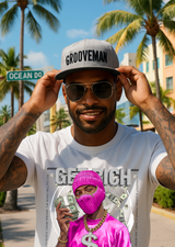 Money Talks Graphic T-Shirt – Get Rich Streetwear Tee with Hot Pink Ski Mask, Stacks & Cuban Chain