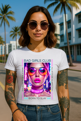 Women’s Crop Top – Not Your Baby 💎 Attitude Streetwear Graphic Tee