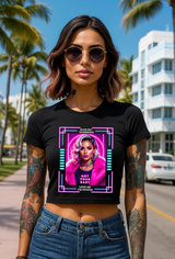 Glam But Dangerous Neon Graphic T-Shirt – Not Your Baby Pink Fur Design