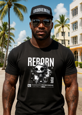 Skull Boy DJ – Black Collection T-Shirt (Black & White Drip Edition)