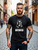 DISTORTED Duck DJ – Black Collection T-Shirt (Noise Edition) 🎧💀🦆