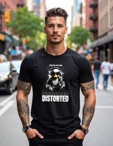 DISTORTED Duck DJ – Black Collection T-Shirt (Noise Edition) 🎧💀🦆