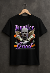 Grooveman™ “Hustler Grind Angel” Graphic T-Shirt – Exclusive Streetwear Edition 🪽💸