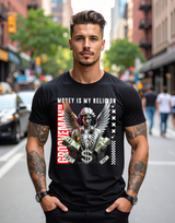 Grooveman™ “Money Is My Religion” Angel T-Shirt – Street Luxury Edition 💸🪽