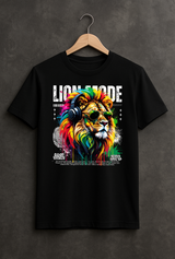 Grooveman™ “Lion Mode” T-Shirt – Reggae Power & Street Vibes Edition 🦁🎧