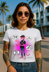 Pink Panther “Stay Cool” Crop Tee – Grooveman Miami Edition