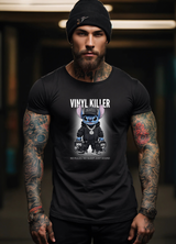 Grooveman Black Collection — Vinyl Killer Stitch DJ T-Shirt