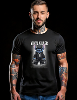 Grooveman Black Collection — Vinyl Killer Stitch DJ T-Shirt