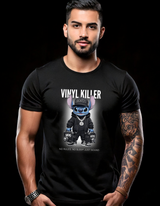 Grooveman Black Collection — Vinyl Killer Stitch DJ T-Shirt