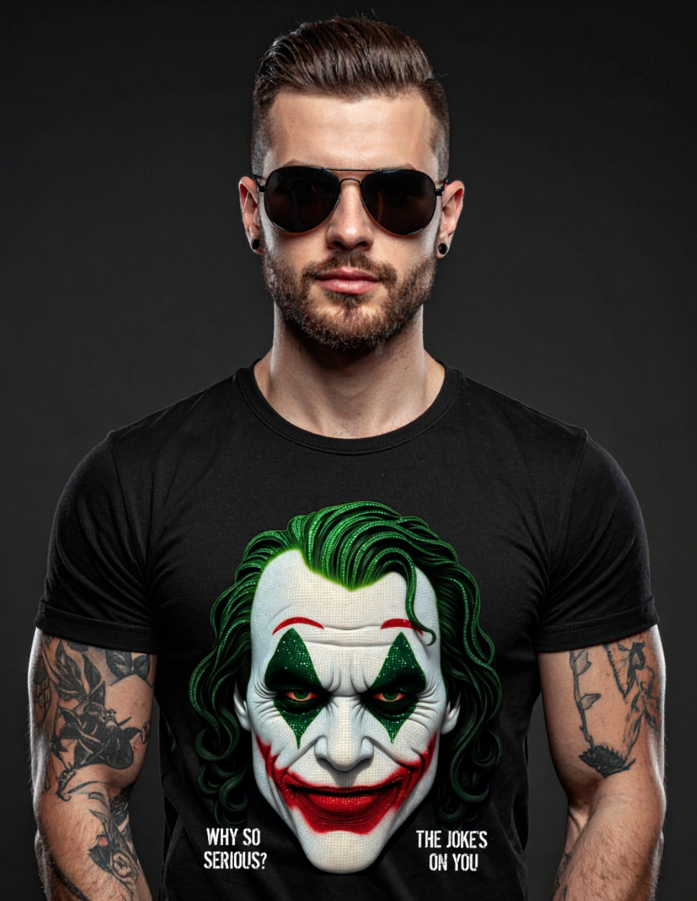 Joker “Why so serious?” – Premium Graphic Tee