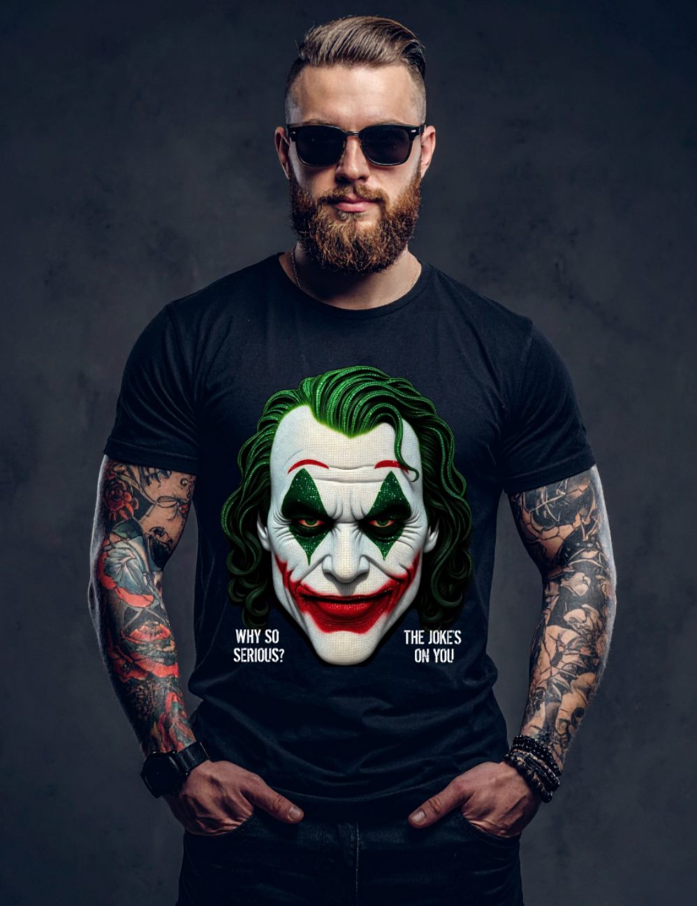 Joker “Why so serious?” – Premium Graphic Tee