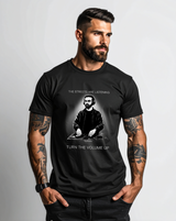 TURN THE VOLUME UP – Black Collection DJ Tee