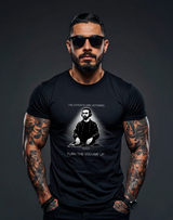 TURN THE VOLUME UP – Black Collection DJ Tee