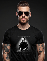 TURN THE VOLUME UP – Black Collection DJ Tee