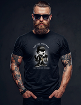 Stay Low, Stack High – Felix The Cat Grind Mode Black Collection T-Shirt