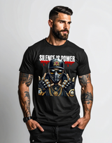 Silence Is Power – Masked King Bling T-Shirt