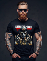 Silence Is Power – Masked King Bling T-Shirt