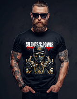 Silence Is Power – Masked King Bling T-Shirt
