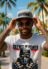 Silence Is Power – Masked King Bling T-Shirt