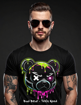 Bad Bear – Toxic Mood Neon Drip Graphic T-Shirt