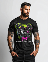 Bad Bear – Toxic Mood Neon Drip Graphic T-Shirt