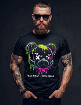 Bad Bear – Toxic Mood Neon Drip Graphic T-Shirt