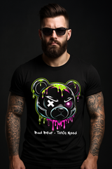 Bad Bear – Toxic Mood Neon Drip Graphic T-Shirt