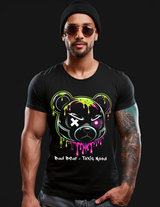 Bad Bear – Toxic Mood Neon Drip Graphic T-Shirt