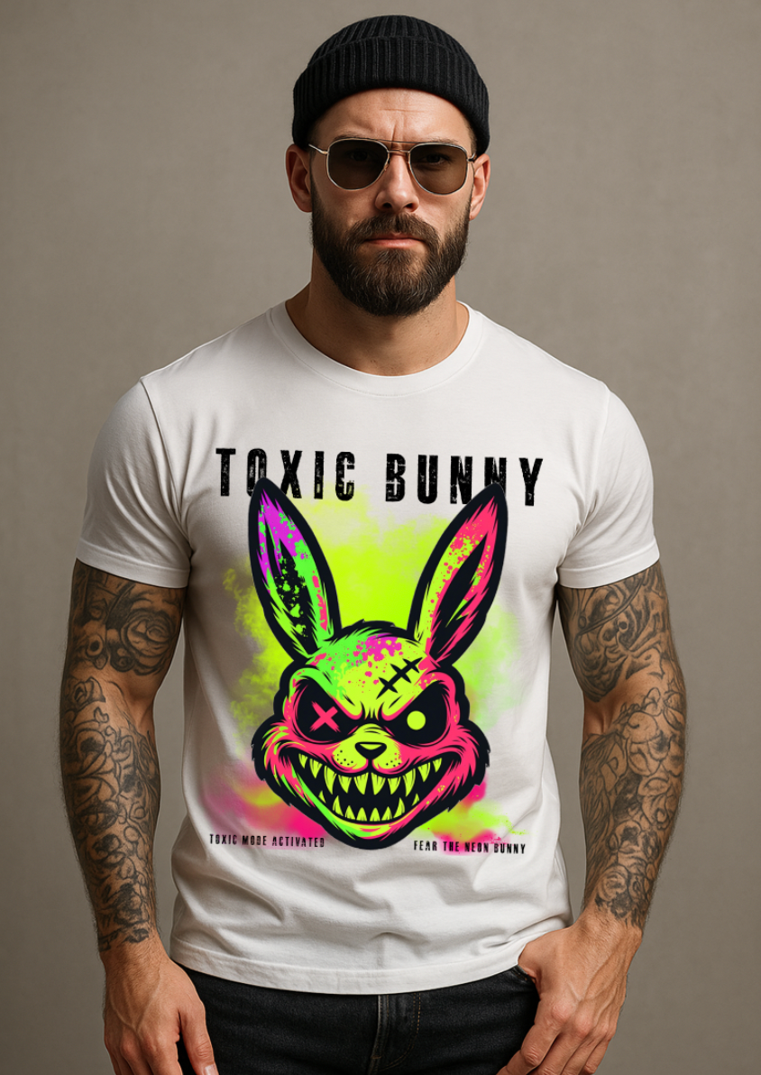 Toxic Bunny – Neon Street Graphic Tee