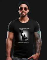 Grooveman T-Shirt – Born For Fucking Techno | Black Collection DJ Graphic Tee