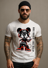 Grooveman House Music Streetwear T-Shirt – Rebel DJ Mouse Graphic Tee