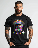 Born To Shine – Papi Rainbow Graphic Tee