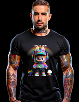 Born To Shine – Papi Rainbow Graphic Tee