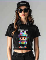 Spread Love – Rainbow Grooveman Crop Tee