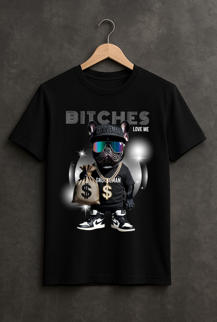 Frenchie Drip – Grooveman Streetwear Tee