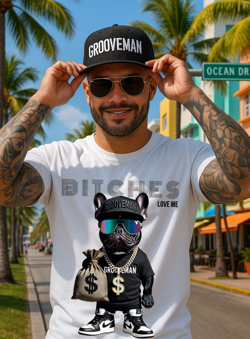 Frenchie Drip – Grooveman Streetwear Tee