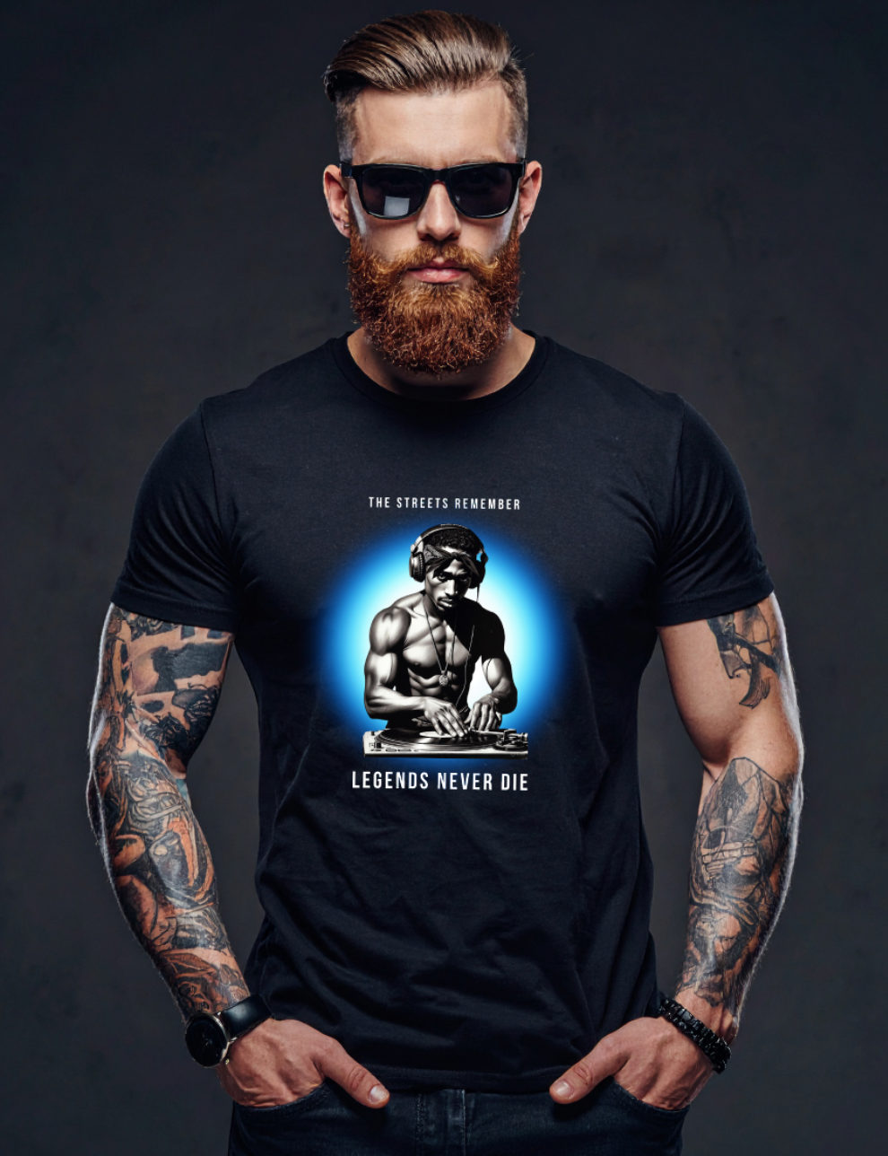 Grooveman Music – Legends Never Die Tee