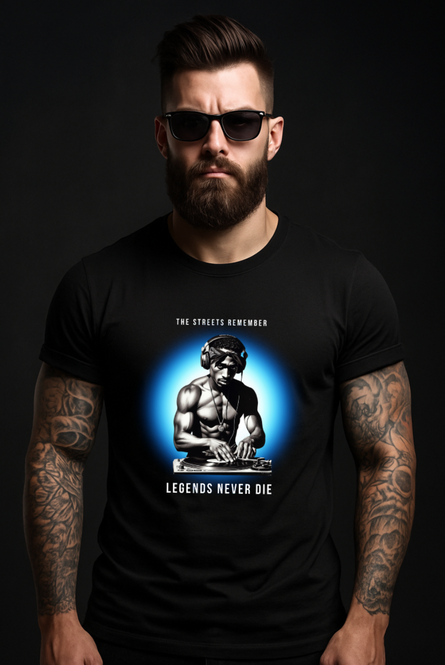 Grooveman Music – Legends Never Die Tee