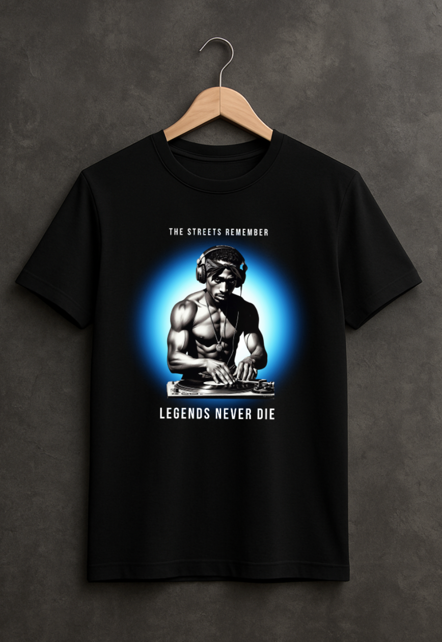 Grooveman Music – Legends Never Die Tee