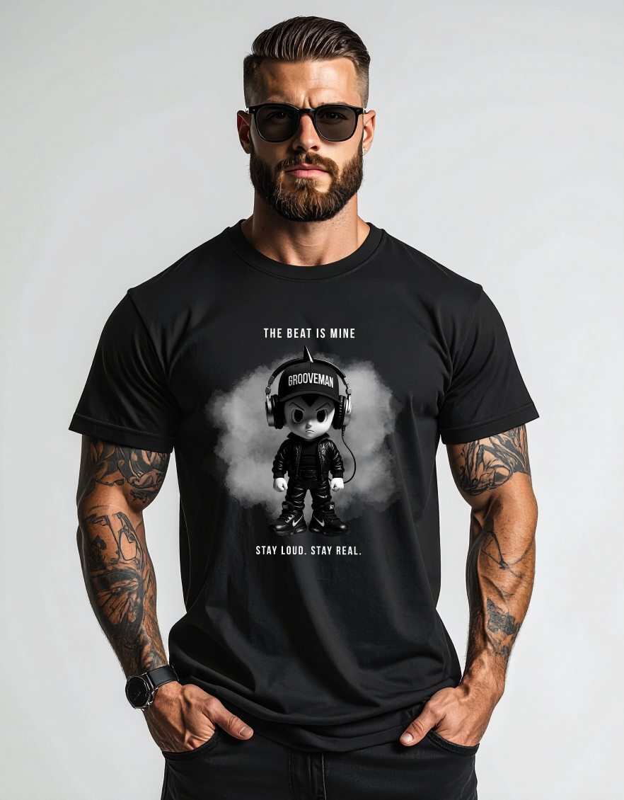 Grooveman AstroBoy – Black Collection Premium Tee