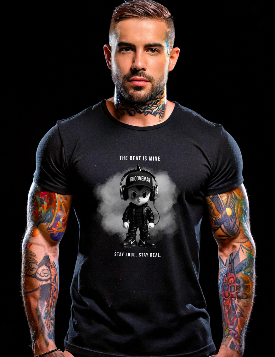 Grooveman AstroBoy – Black Collection Premium Tee