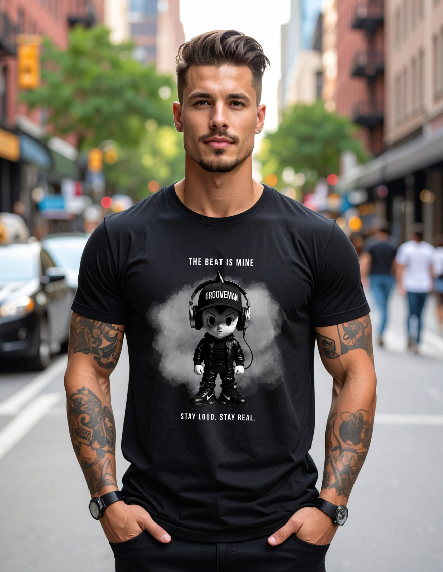 Grooveman AstroBoy – Black Collection Premium Tee