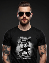 Grooveman “Born To Make Noise” – Black Collection Premium Tee