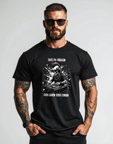 Grooveman “Born To Distort” – Black Collection Premium Tee