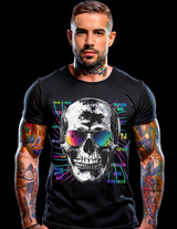 Grooveman “Skull Mirage” – Black Collection Premium Tee
