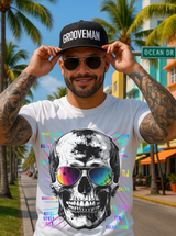 Grooveman “Skull Mirage” – Black Collection Premium Tee