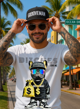 Grooveman “Bitches Love Me” Bling Bulldog Tee